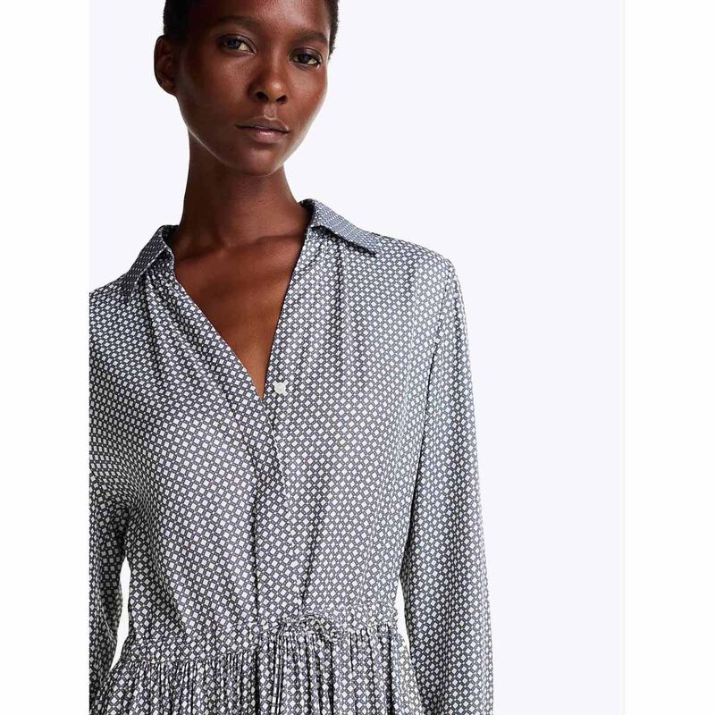 Tommy Hilfiger Belted Fit Flare Mini Dress image number 2
